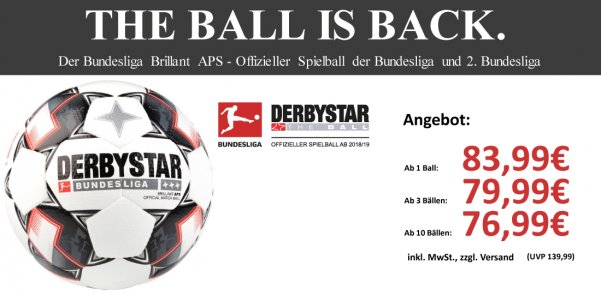 Derbystar Bundesliga Spielball Derbystar Bundesliga Spielball